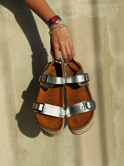 LUCERO SÚPER WEDGE SINTÉTICO PLATA