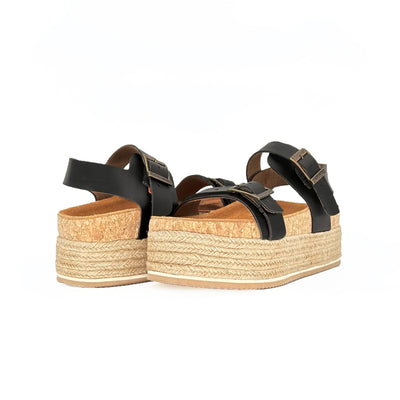 LUCERO SÚPER WEDGE SINTÉTICO NEGRO